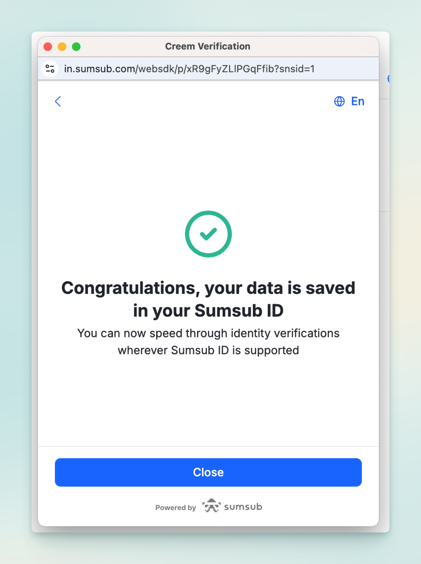 personal information