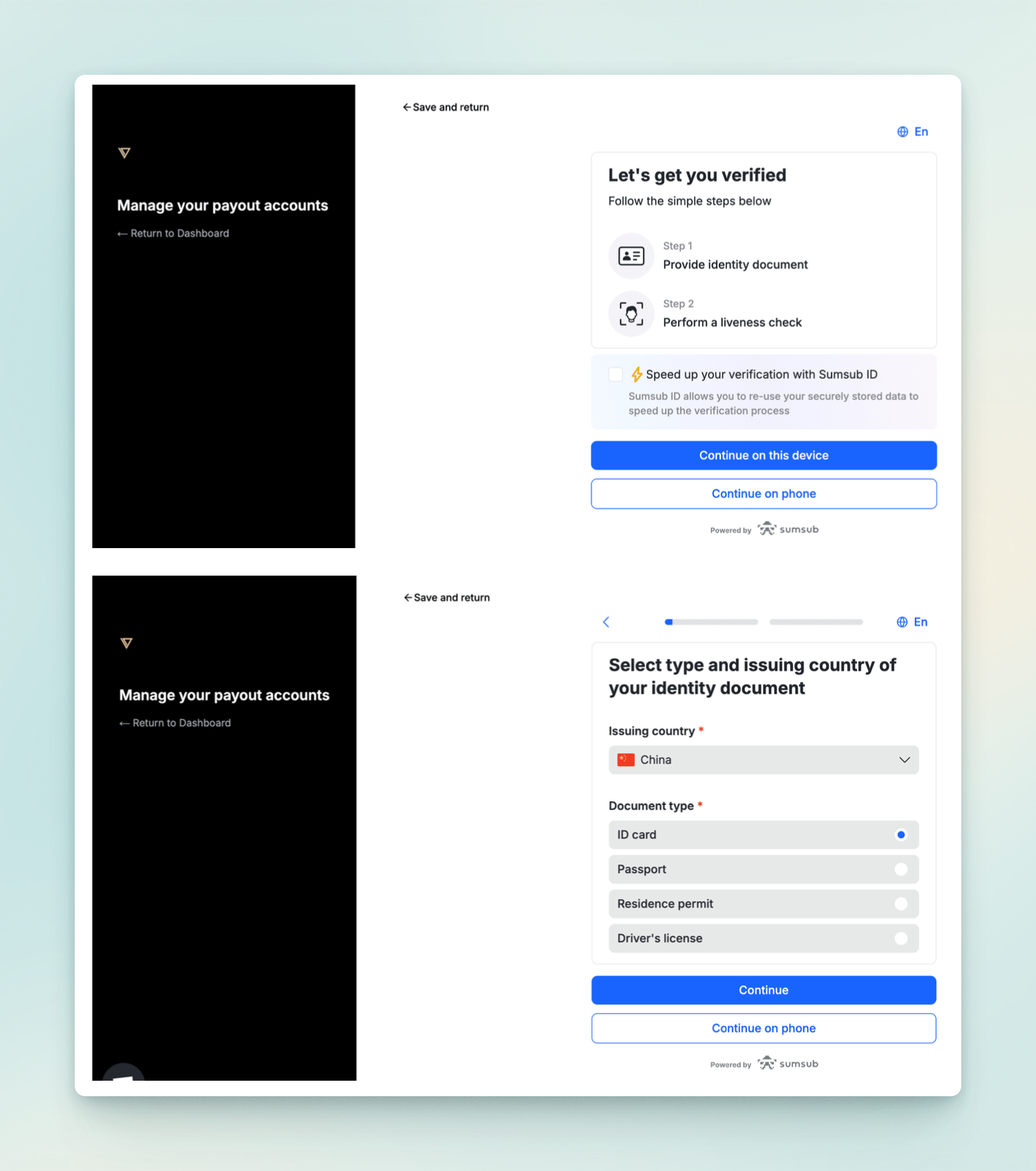 personal information
